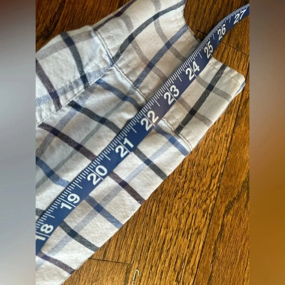 J.Crew Mens Slim Flex Plaid Oxford Preppy Size SZ XL